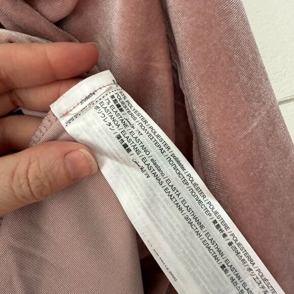 Mango Women’s Small Pink Velvet Tank Top New - Picture 3 of 5